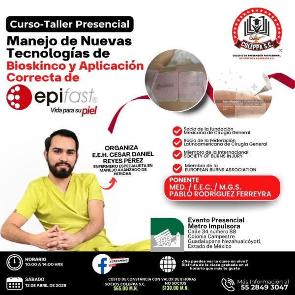 MANEJO DE NUEVAS TECNOLOGÍAS EN BIOSKINCO Y APLICACIÓN CORRECTA DE EPIFAST VIDA PARA SU PIEL