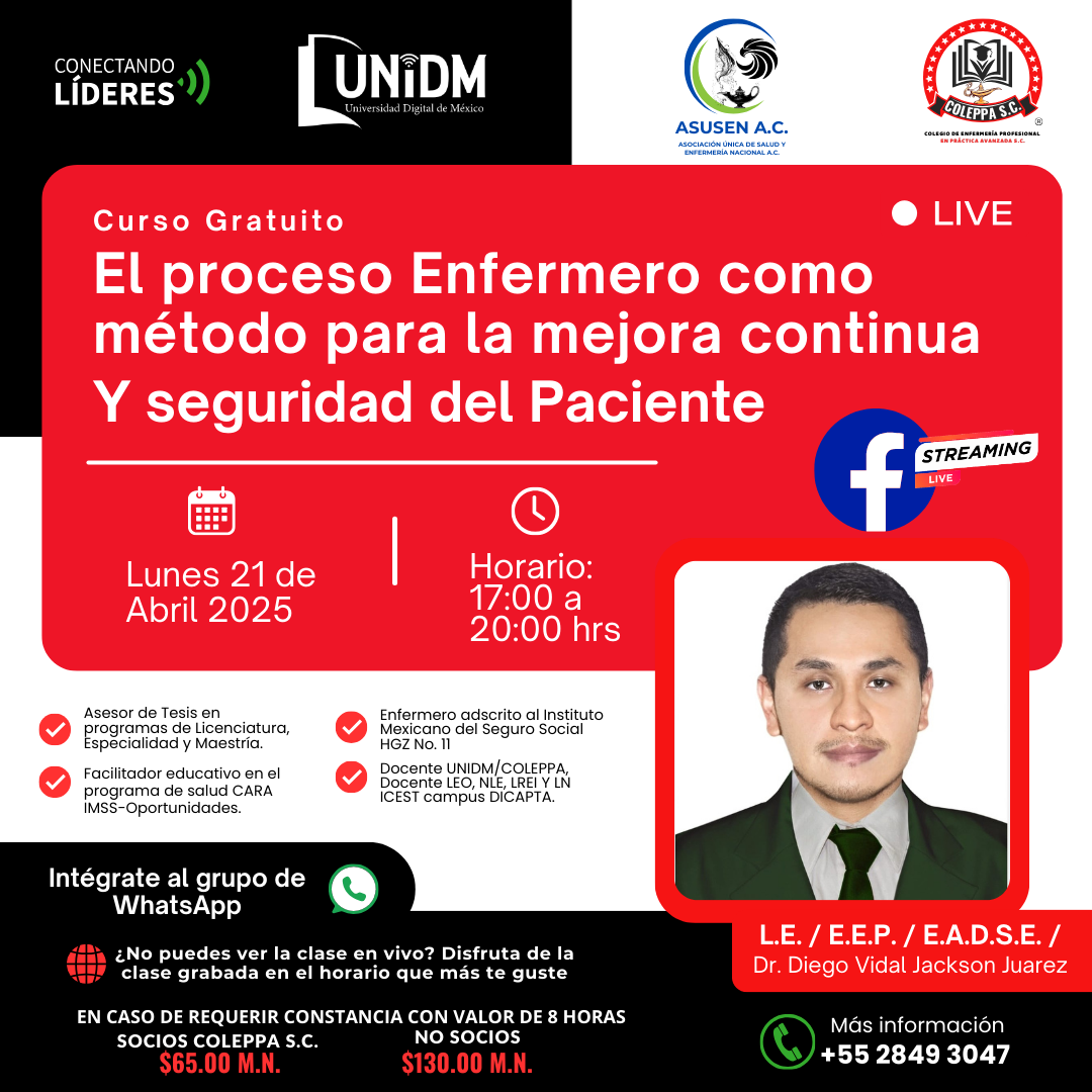 EL PROCESO ENFERMERO COMO MÉTODO PARA LA MEJORA CONTINUA Y SEGURIDAD DEL PACIENTE